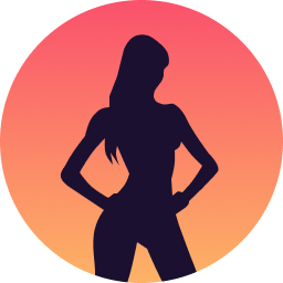 Image showing silhouette, person, and woman